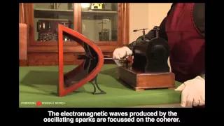 Hertz experiments with electromagnetic waves