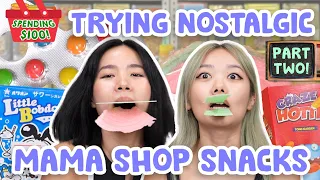 We Spent $100 On Old-School Snacks At A Mama Shop! - PART 2!