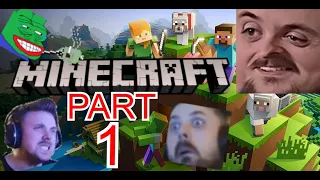 Forsen Plays Minecraft  - Part 1 (With Chat)