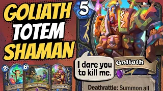 IS TOTEM GOLIATH WORTH IT?? Or is Trick Totem All You Need? | Scholomance Academy | Hearthstone