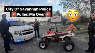 SAVANNAH POLICE PULLS OVER STREET LEGAL BANSHEE (He never saw a street legal banshee before)…😳