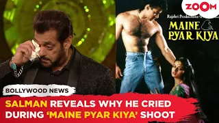 Salman Khan REVEALS why he cried during a song shoot of 'Maine Pyar Kiya'