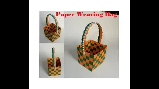 DIY Paper Weaving Basket || Best Paper Cfart