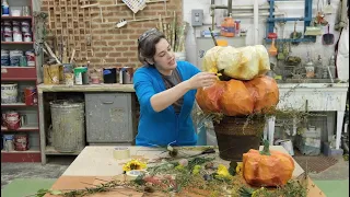 Halloween Craft: Paper Mache Pumpkins