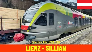 Cab Ride Lienz - Sillian - Lienz (Drava Valley Railway, Austria) train driver's view in 4K