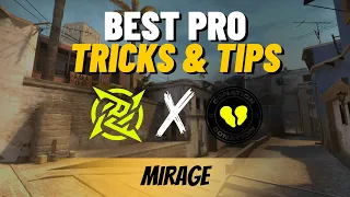 CSGO PRO TRICKS and TIPS ON MIRAGE - NIP x 00NATION