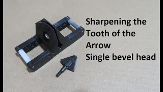 Tooth of the Arrow single bevel sharpening