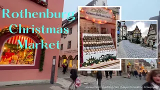 Rothenburg Germany Christmas Market