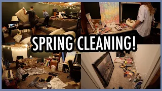 SPRING CLEANING ALL THE THINGS! | Come Hang Out and Clean With Me!