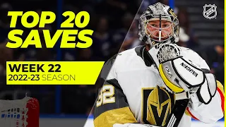 The Best NHL Saves from Week 22 | DeSmith, Georgiev, Quick | 2022-23 Season