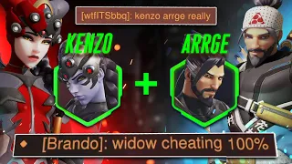 Everytime we duo they think I'm CHEATING with Widowmaker in Overwatch...