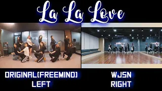 WJSN - La La Love Vs Original (Freemind) Comparison