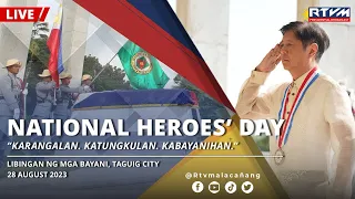 National Heroes Day 2023 Libingan ng mga Bayani 08/28/2023