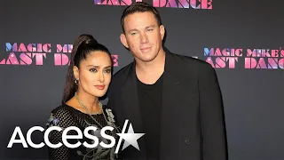 Channing Tatum & Salma Hayek SIZZLE At 'Magic Mike's Last Dance' Premiere