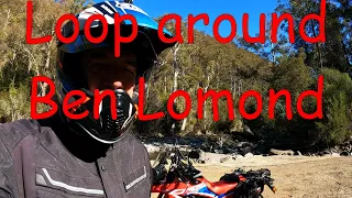 Ben Lomond Loop on a CRF300 Rally