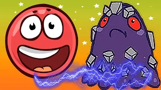 Новый карандаш у Красный шар? В новой игре Epic red ball. Шарик Ларик пробует быть художником!