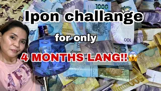 4 MONTHS IPON CHALLENGE… (magkano kaya ang na ipon sa apat na buwan lang)🤔