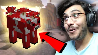 I FOUND THE RAREST BIOME IN MINECRAFT (MUSHROOM BIOME) | RAWKNEE