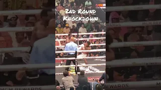 Terence Crawford 2nd Round Knockdown of Errol Spence Jr. (7/29/23) #fancam