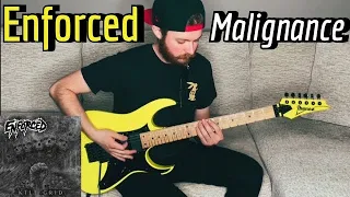 Enforced - Malignance (Guitar Cover w/ Tabs & Backing Track On Patreon)