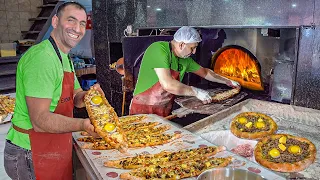 Street food in TRABZON, Turkey - KING OF TURKISH PIDE + INSANE seafood | Street food in Turkey