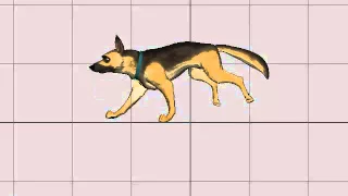 Dog Running Animation