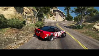 GTA 5 - DRIFTING the Nissan 180SX! (INSANE Cinematics)