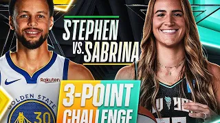 Inside the NBA preview Steph vs Sabrina 3 Point Challenge #nbaallstar