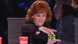 BEST Magic Show in the world   Genius Rubik's Cube Magician America's Got Talent