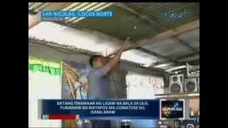 Saksi: Batang tinamaan ng ligaw na bala sa Ilocos Norte, pumanaw na