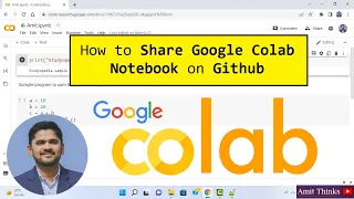 How to Share Google Colab Notebook on Github | Upload |  2022