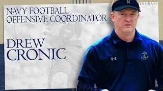 Navy Football Offensive Coordinator Drew Cronic Introductory News Conference