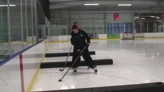 How to teach 1on1 hockey battles on the boards.