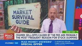 The best way to deal with a sudden decline is to spot the bottoming process, says Jim Cramer