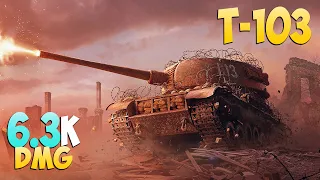 T-103 - 4 Kills 6.3K DMG - Funny! - World Of Tanks