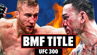 UFC 300 BMF Fight: Max Holloway vs Justin Gaethje