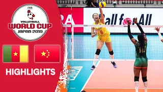 CAMEROON vs. CHINA - Highlights | Women's Volleyball World Cup 2019