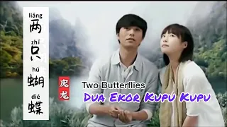 Liang Zhi Hu Die  两只蝴蝶 Dua Ekor Kupu kupu - Two Butterflies - Lagu Mandarin Subtitle Indonesia