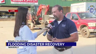 Flooding disaster recovery in Waverly