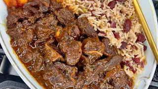 How To Make Brownstew Goat|Jamaican Style|The Raina’s Kitchen