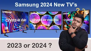 New Samsung Crystal Vivid 2024 Series launched | Which one to buy ?  | Samsung DUE77 VS CUE70