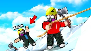 ROBLOX CHOP AND FROSTY CLIMBED THE HIGHEST ANTACTIC POINT