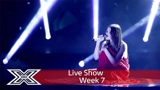 Lady in red Emily Middlemas wows with Roxette cover | Live Shows Week 7 | The X Factor UK 2016