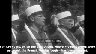 The French Foreign Legion celebrates the battle of Camaron