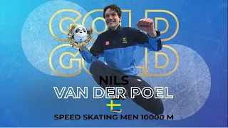 Nils van der Poel (SWE) | Men 10000m | Speed Skating | Beijing 2022 | #UpAgain