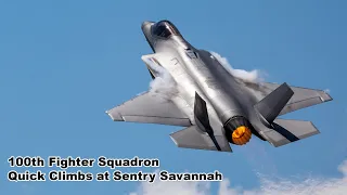 F35's performing Quick Climbs at Sentry Savannah