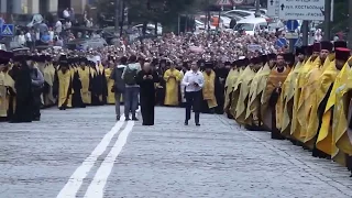 Крестный ход в Киеве 27 июля 2015. 1027-летие Крещения Руси