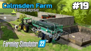 First time spreading Slurry, Ploughing and Cultivating | Calmsden Farm #19 | Farming Simulator 22