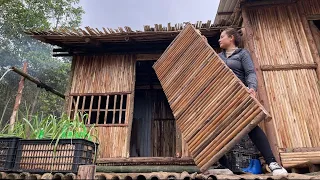 How to build a farm, take care of a vegetable garden, make a kitchen door. my daily life. EP. 11