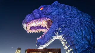 Godzilla Head (Gojira) at Hotel Gracery, Shinjuku, Tokyo, Japan